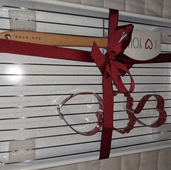 Rae dunn pan, cookie cutters, and mixer - Picture 2 of 2